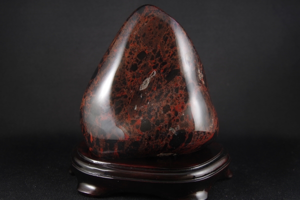 十勝石玲瓏石（レインボーオブシディアン） 原石 142g 天然石販売