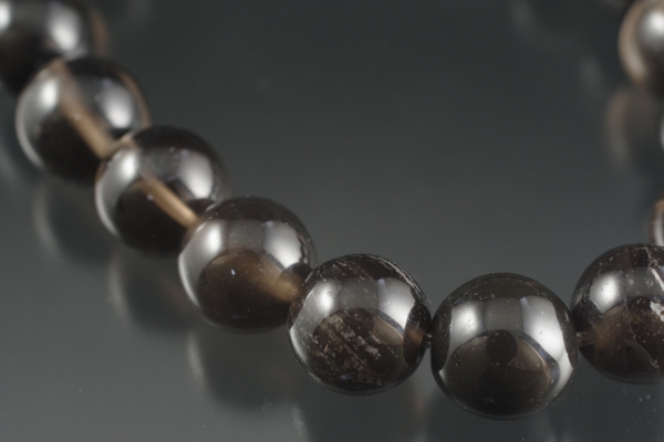 和田峠産黒曜石12mmブレスレット 天然石ブレス販売 名取貴石