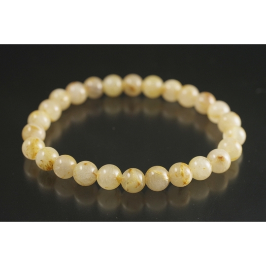 ゴールドルチルゴムブレスレット 天然石販売 名取貴石 天然石・国産