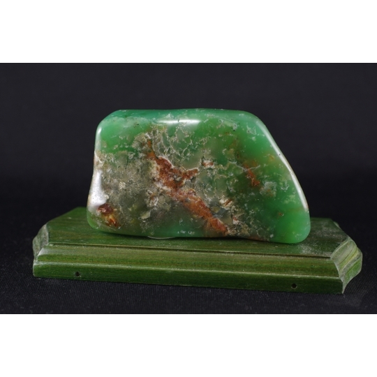 クリソプレーズ 原石磨き石 248g 天然石販売 名取貴石 天然石