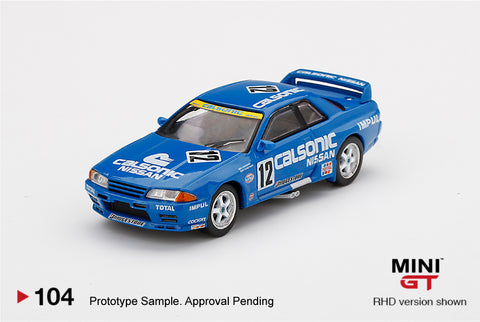 MINI GT #104 Nissan Skyline GT-R (R32) Gr. A #12 Calsonic 1993 – J