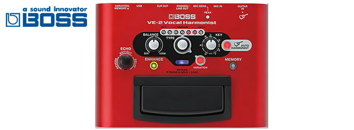 BOSS VE-2 ボーカルエフェクター BOSS - VE-2 | Vocal Harmonist