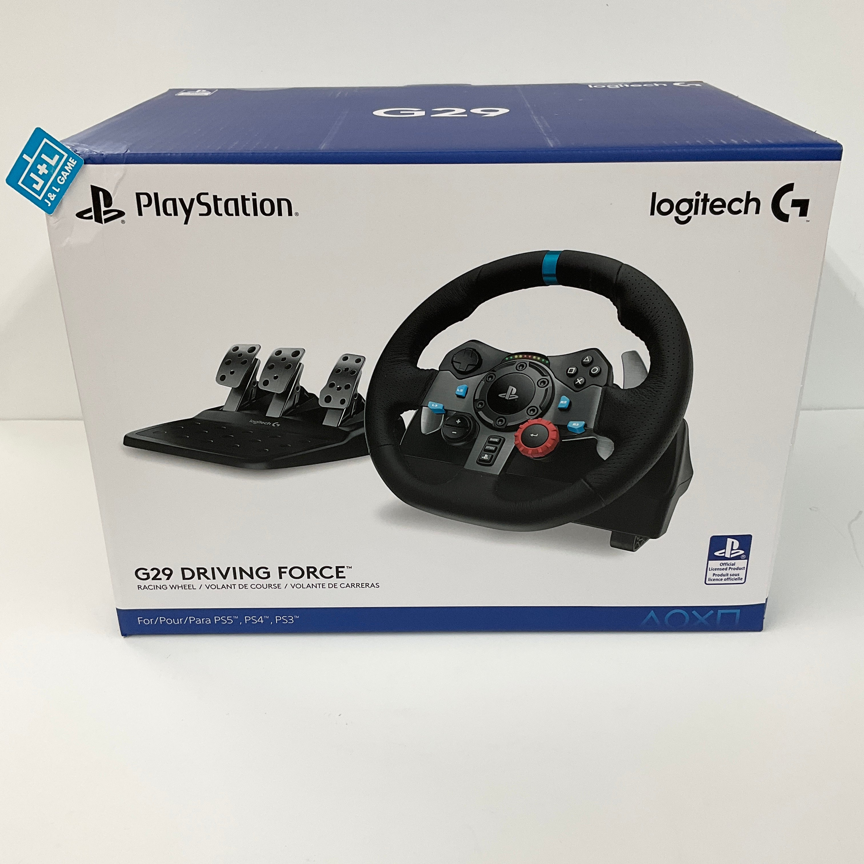 Logitech G29 Driving Force Racing Wheel with Pedals - (PS5