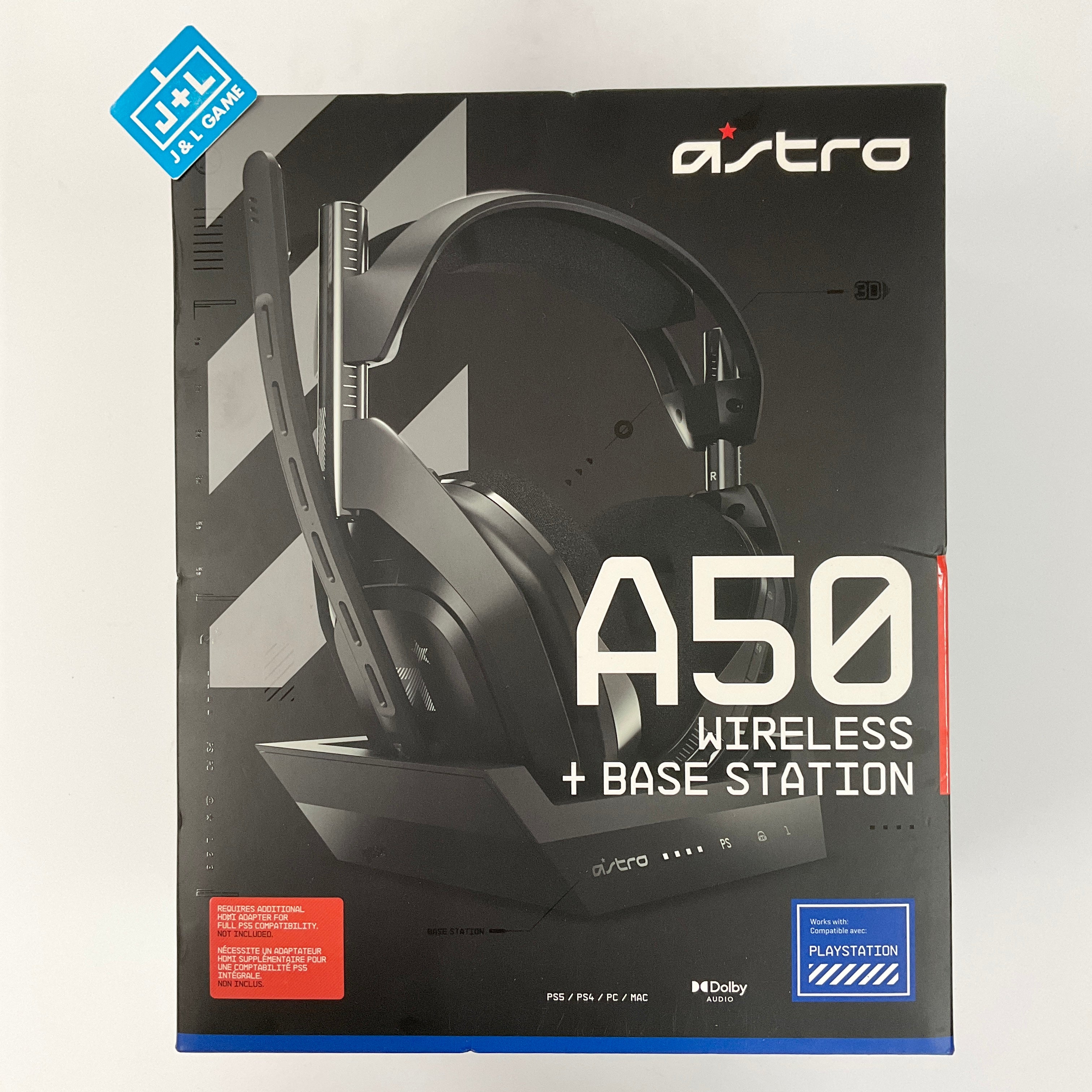 ASTRO Gaming A50 Wireless Headset + Base Station (Gen 4) - (PS5