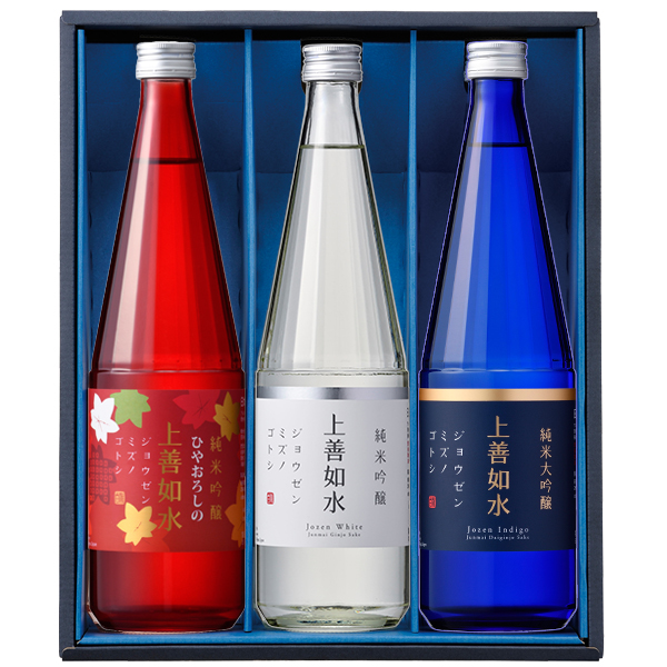 季節限定】上善如水シーズンギフトセット(秋) 720ml×3本入り｜日本酒の