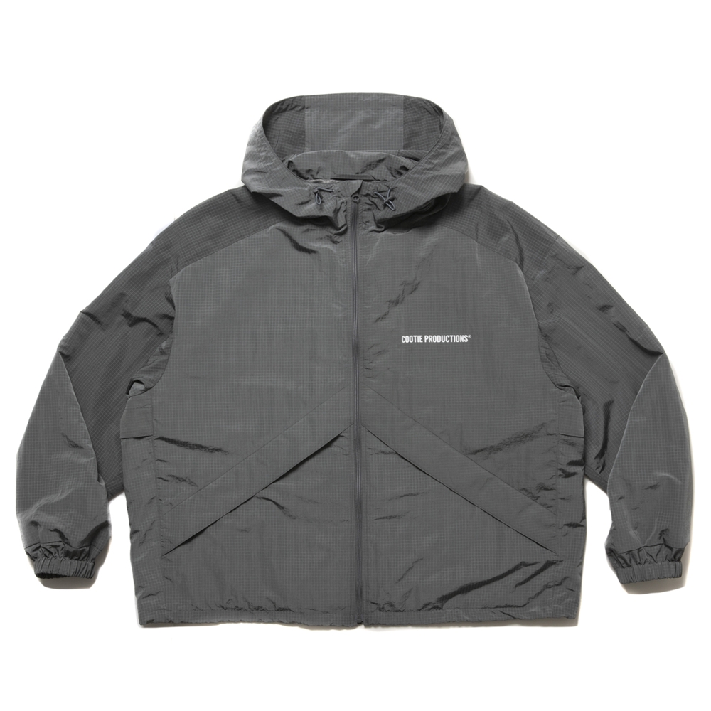 COOTIE PRODUCTIONS/Nylon Ripstop Training Jacket（Gray）［ナイロン