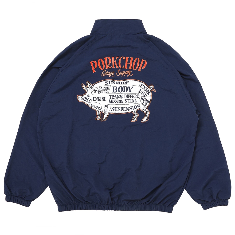 PORKCHOP/PORK BACK NYLON JKT（NAVY）［ポークバックナイロンJKT-25