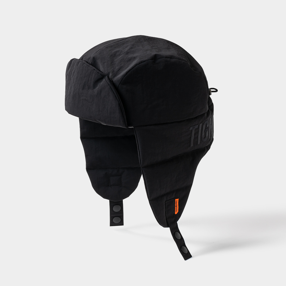 TIGHTBOOTH/PLAC FLIGHT CAP（BLACK）［PLACフライトキャップ-25秋冬