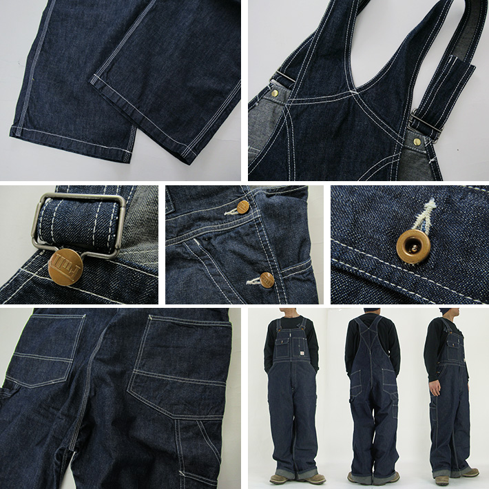 FULLCOUNT フルカウント 1005 デニム Bib オーバーオール -JOE-