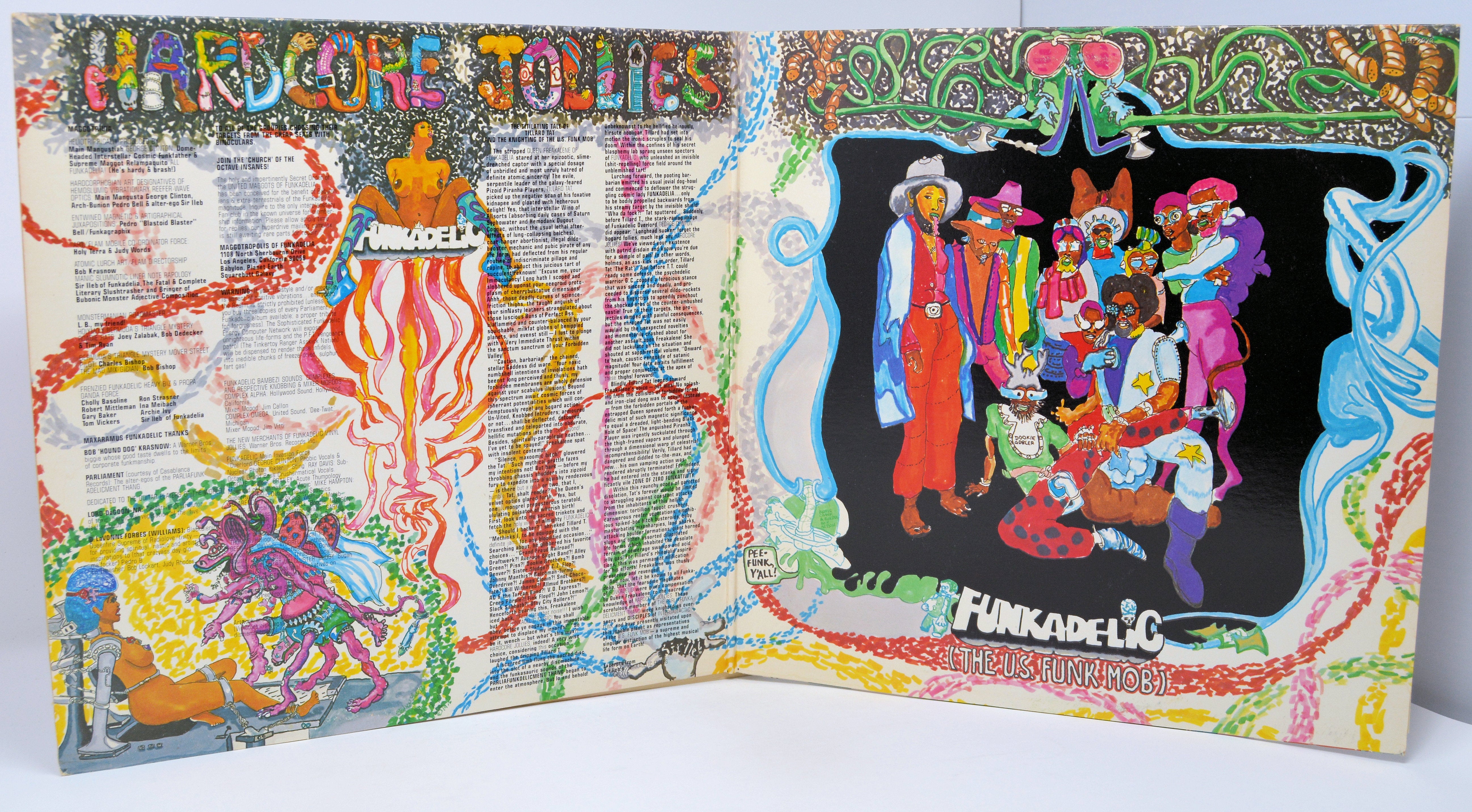 Funkadelic - Hardcore Jollies, Vinyl Record Album LP, Original