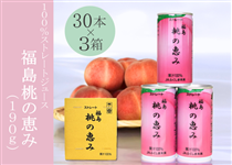 福島桃の恵み 190g×30本 3箱セット: JA全農福島|【JAタウン】産地