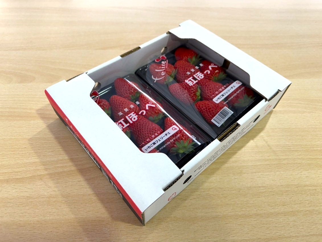 滋賀県産いちご「紅ほっぺ」3Lサイズ 約250g×2パック: 近江の味彩