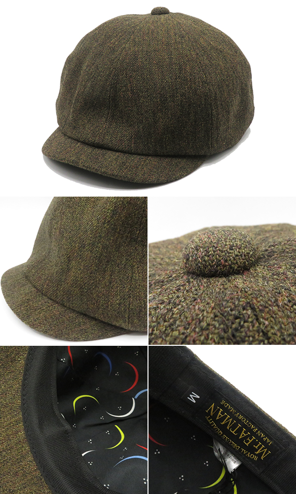 Mr. FATMAN ミスターファットマン コットンウールサージ|キャスケット