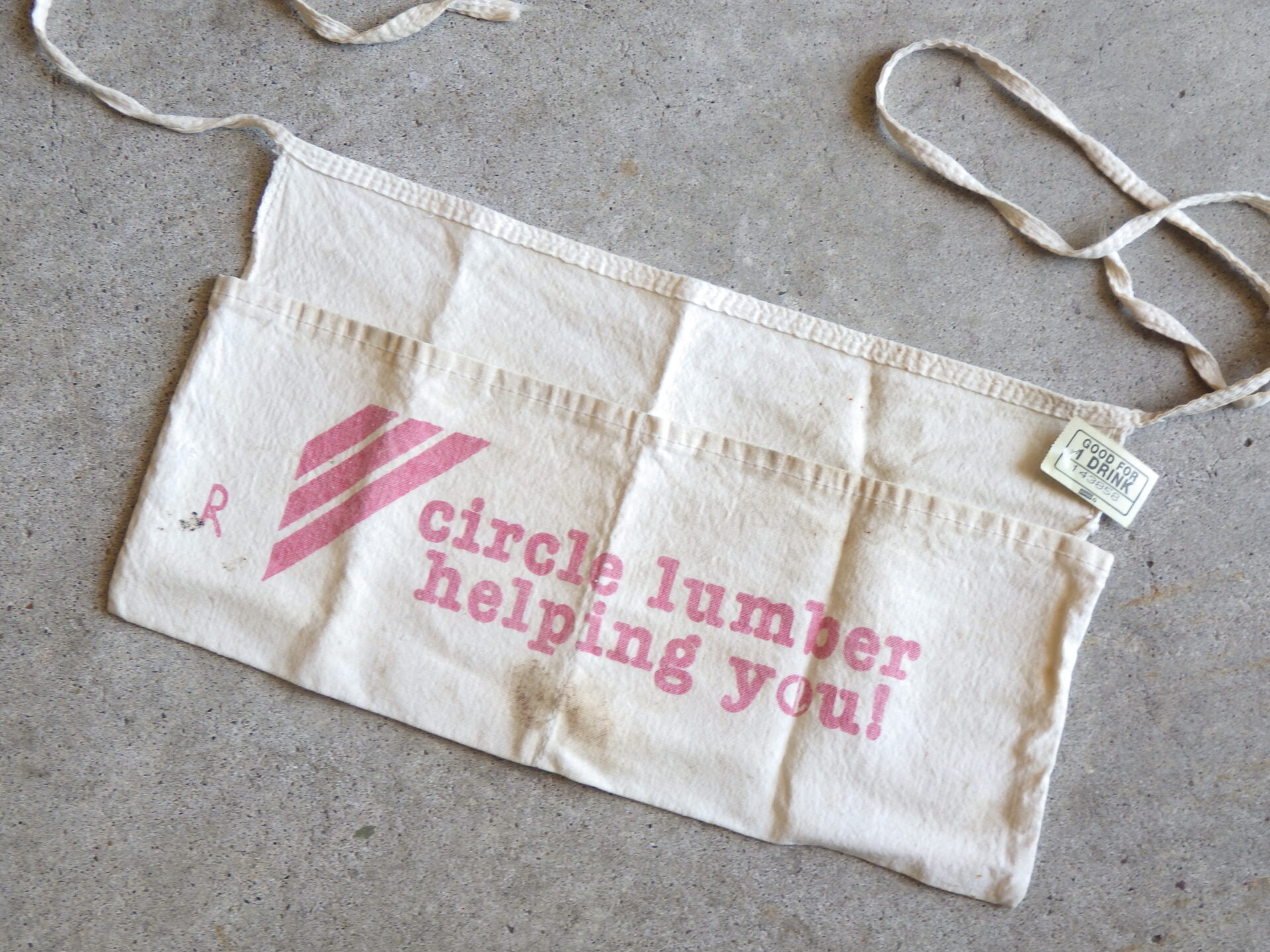 Vintage work apron I ビンテージ ワークエプロン C | JAM-DAY