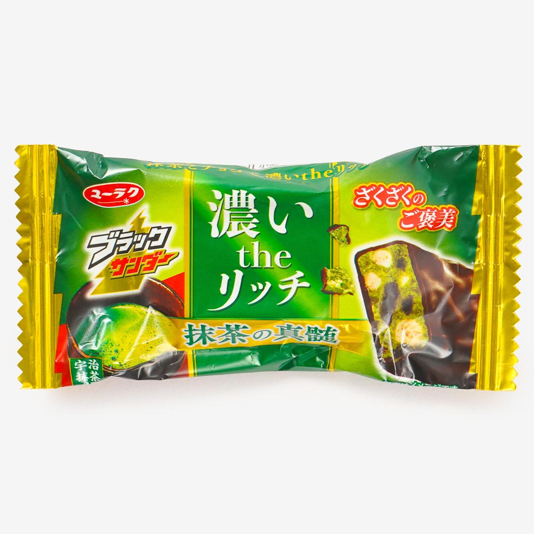 Black Thunder Chocolate Bar - Matcha no Shinsui – Japan Candy Store