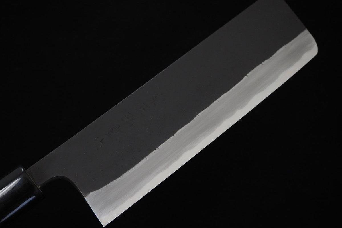 飯塚 重房作 黒打菜切 5寸5分 | 日本刃物総本店