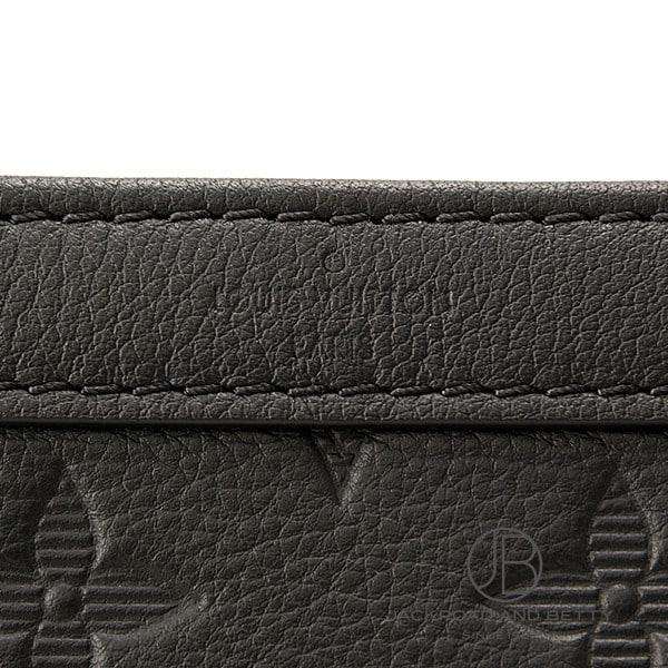 ガストン・ウェアラブル ウォレット モノグラム シャドウ ブラック 黒