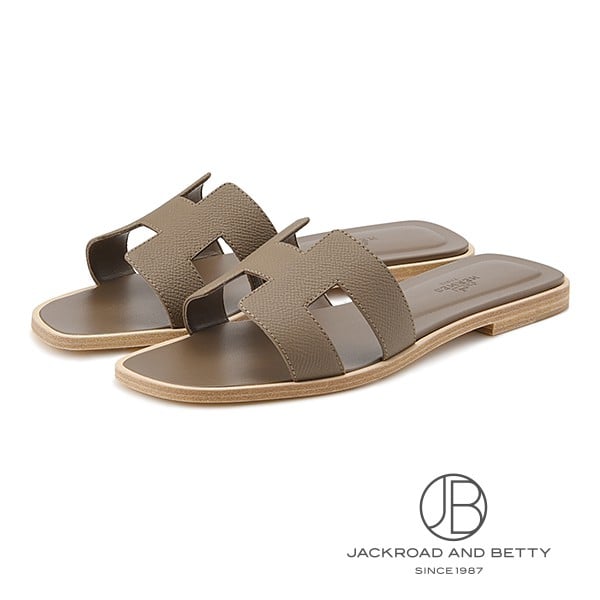 サンダル オラン エトゥープ ベージュ 37[H202272Z] Sandals Oran