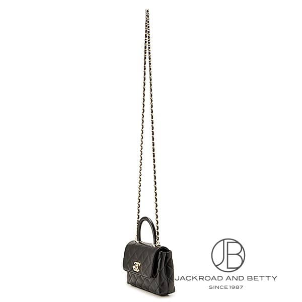 マトラッセ ココハンドル 14.5 ミニ チェーンクラッチ バッグ ブラック