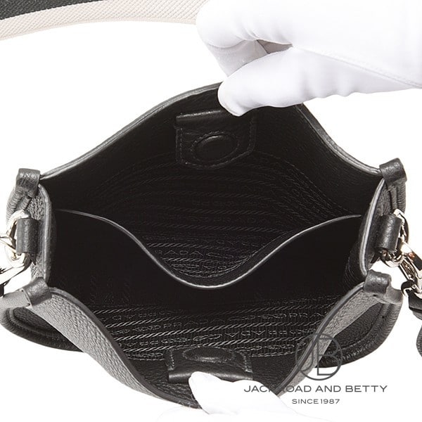 レザー ミニ ショルダー バッグ ブラック 黒[1BH191 2DKV F0002