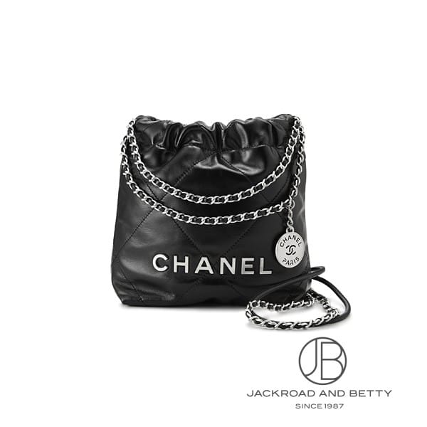 CHANEL 22 ミニ ハンドバック ブラック 黒[AS3980 B08872 94305