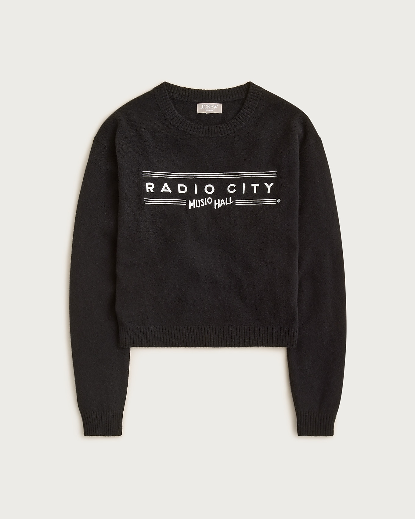Radio City Music Hall X J.Crew Perfect Cashmere Crewneck Sweater