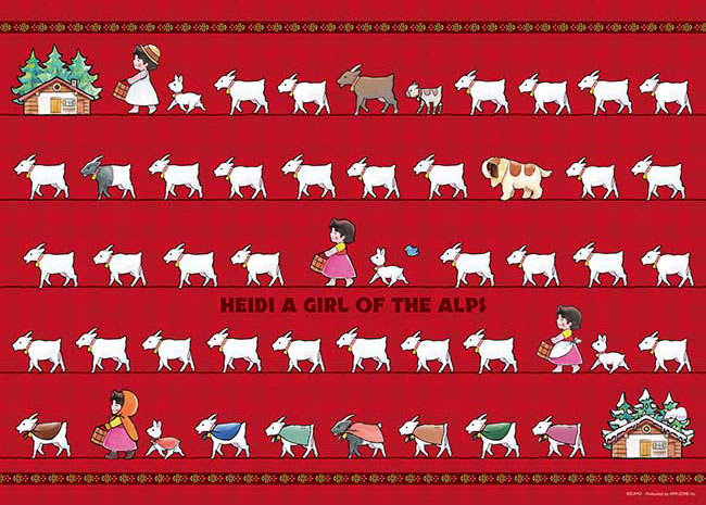 APP-500-326 アルプスの少女ハイジ まっててごらん（四季） 500ピース