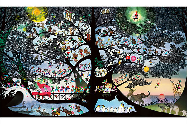 APP-1000-830 藤城清治 生きるよろこび 2011 1000ピース アップルワン