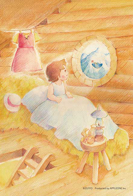 APP-120-025 アルプスの少女ハイジ 干し草のベッド 120ピース アップル