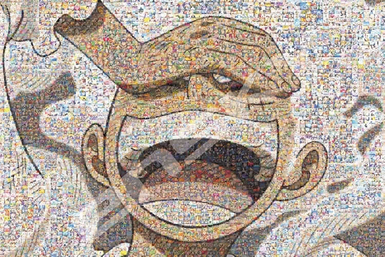 ENS-1000-595 ワンピース ワンピース モザイクアート【ギア5】 1000