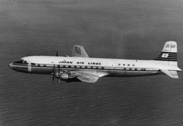 ダグラスDC－6B 米ダグラス社製のDC－6型旅…：懐かしの旅客機