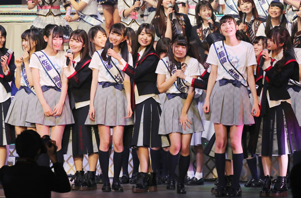 AKB48グループ「第3回ドラフト会議」 写真特集：時事ドットコム