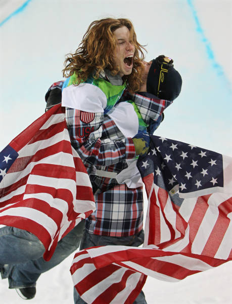 バンクーバー五輪スノー…：スノーボード ショーン・ホワイト（米国