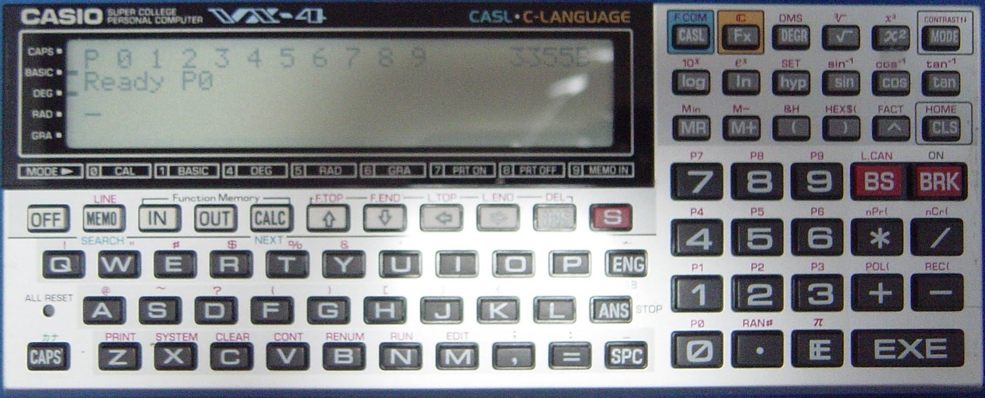 スーパーカレッジVX-4(ポケコン・ポケットコンピュータ)のことなら