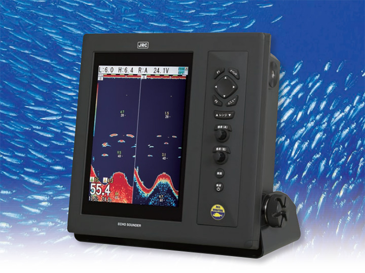 10.4インチカラー液晶魚群探知機 JFC-800/810｜JRC 日本無線株式会社