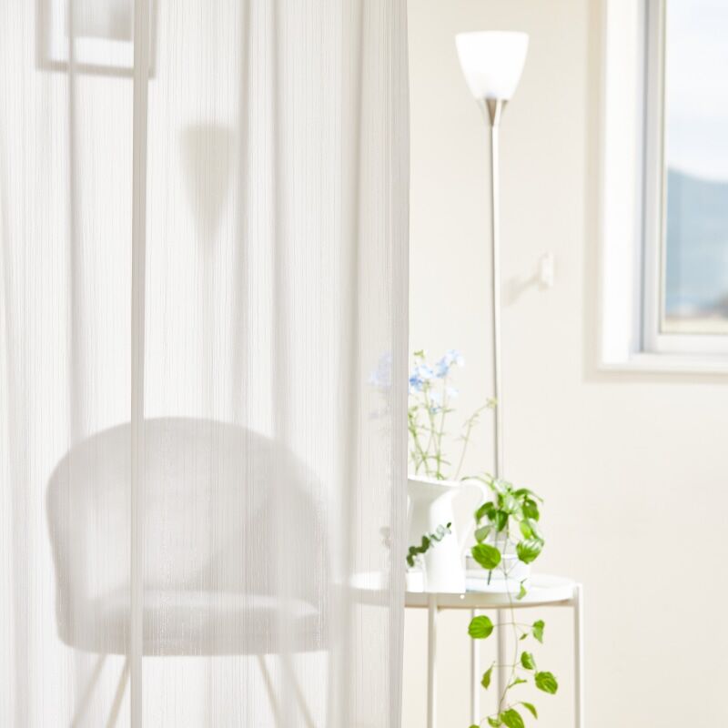 ヴェール レースカーテン JD-94008 シルバー ｜ジャストカーテン