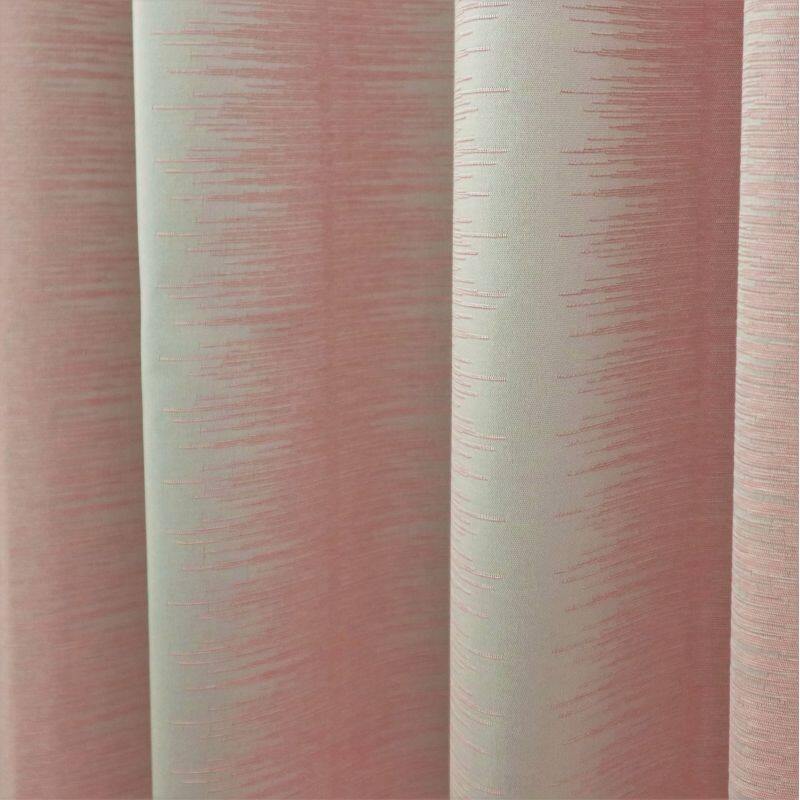 ギザギザ カーテン JD-19173 ピンク ｜ジャストカーテン