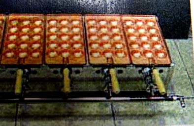 明石焼き器（手打ち銅板鍋付） オリジナル特製カンテキ 15穴x4連