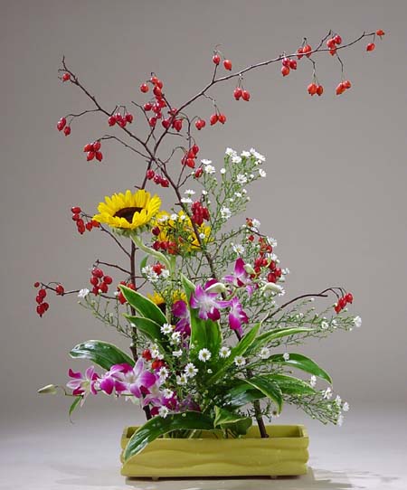 花模様2004年9月／いけばな専慶流