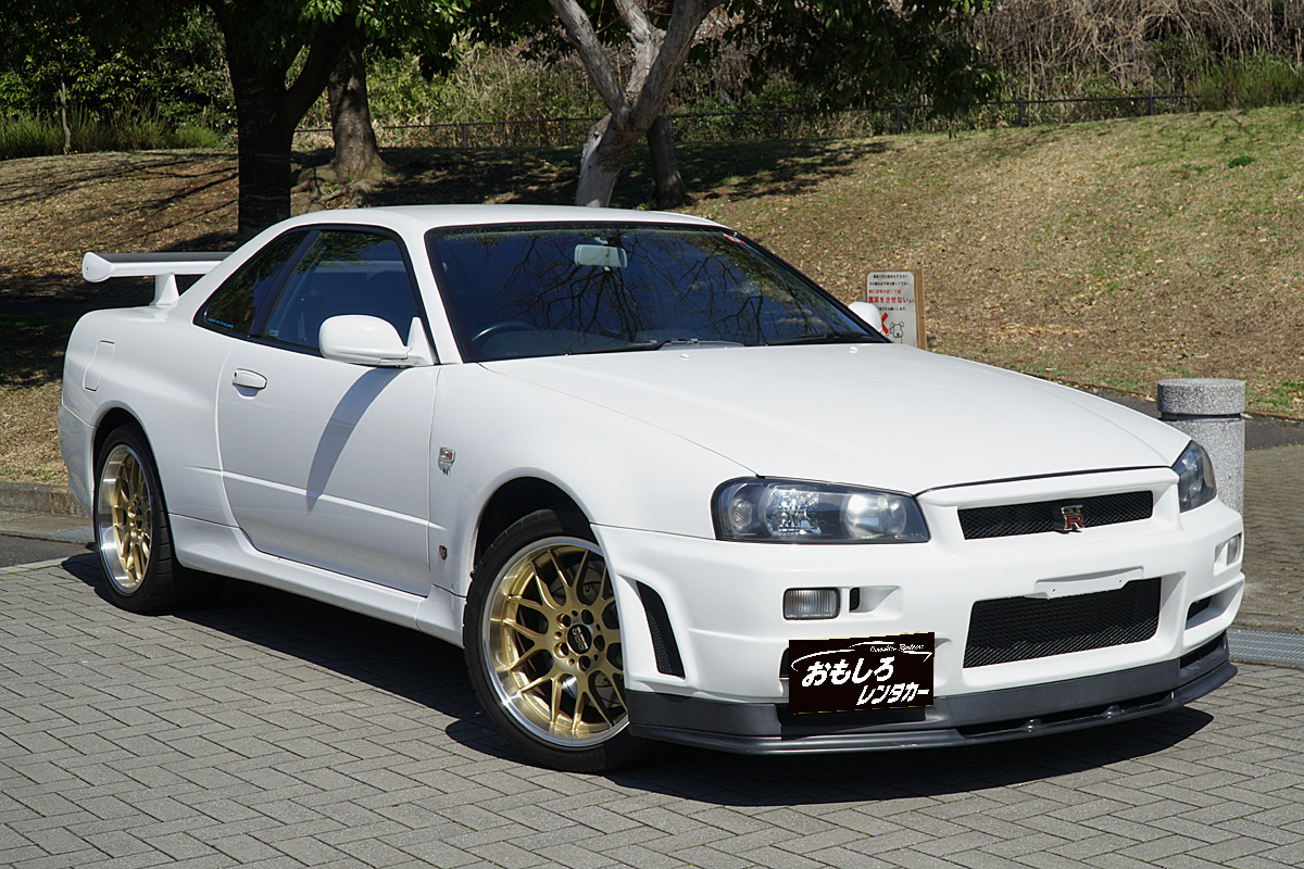 スカイラインGT-R R34-白① / レンタカーならスポーツカーオープンカー