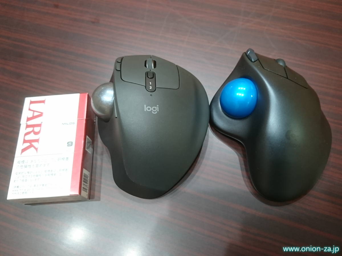 ロジクール Logicoolトラックボール MX ERGO MXTB1s・MXTB1dとMXTB2の