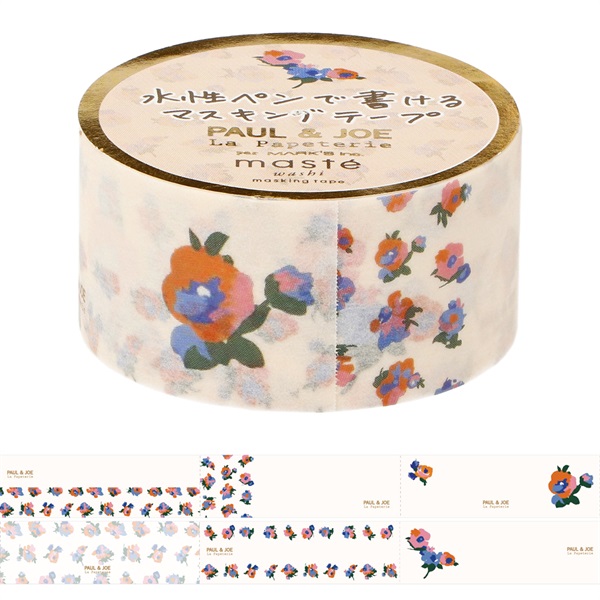 マステ」 ポール ＆ ジョーマークス 水性ペンで書けるマスキングテープ