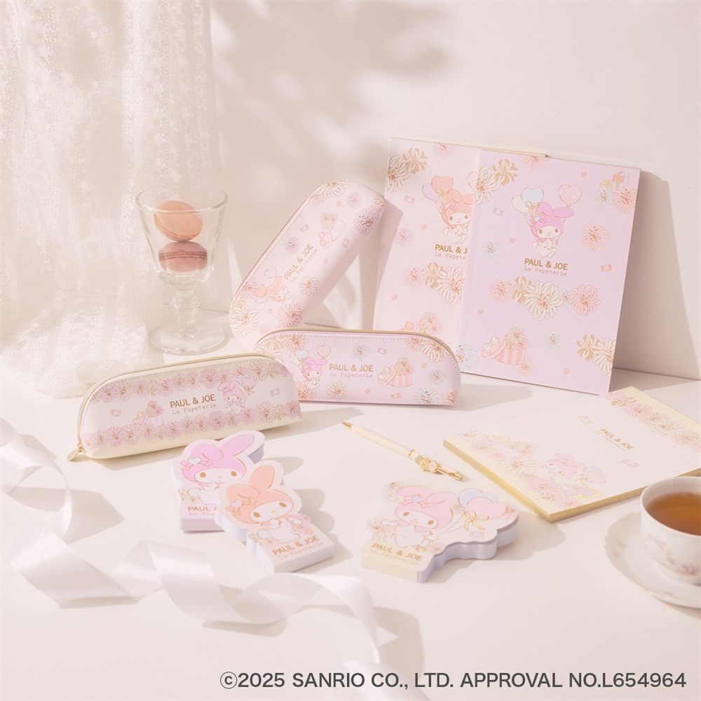 ポール ＆ ジョー×マイメロディ マークス ダイカットメモ ＜ホワイト