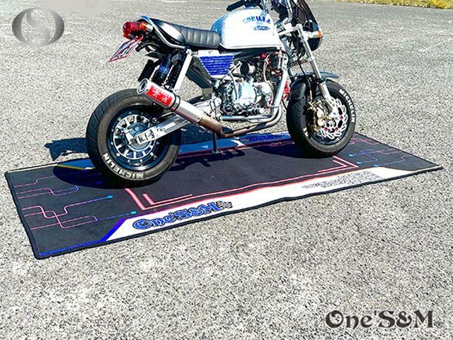 レーシングフロアマット バイクマット 210cm x 80cm メンテナンス