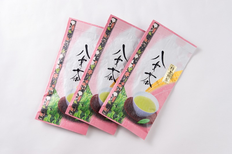 送料無料】 特上煎茶 80g 3本セット 箱入り 【包装紙／のし対応】 奥