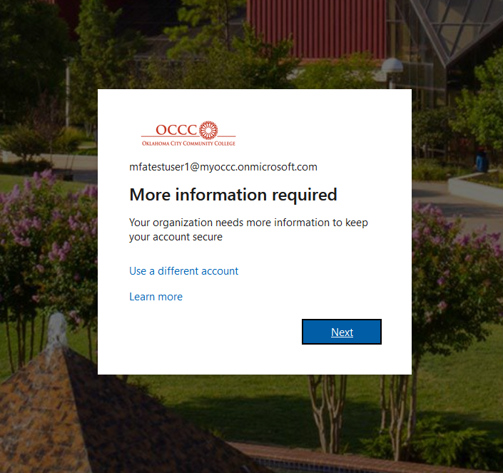 Multifactor Authentication Configuration Instructions - Oklahoma