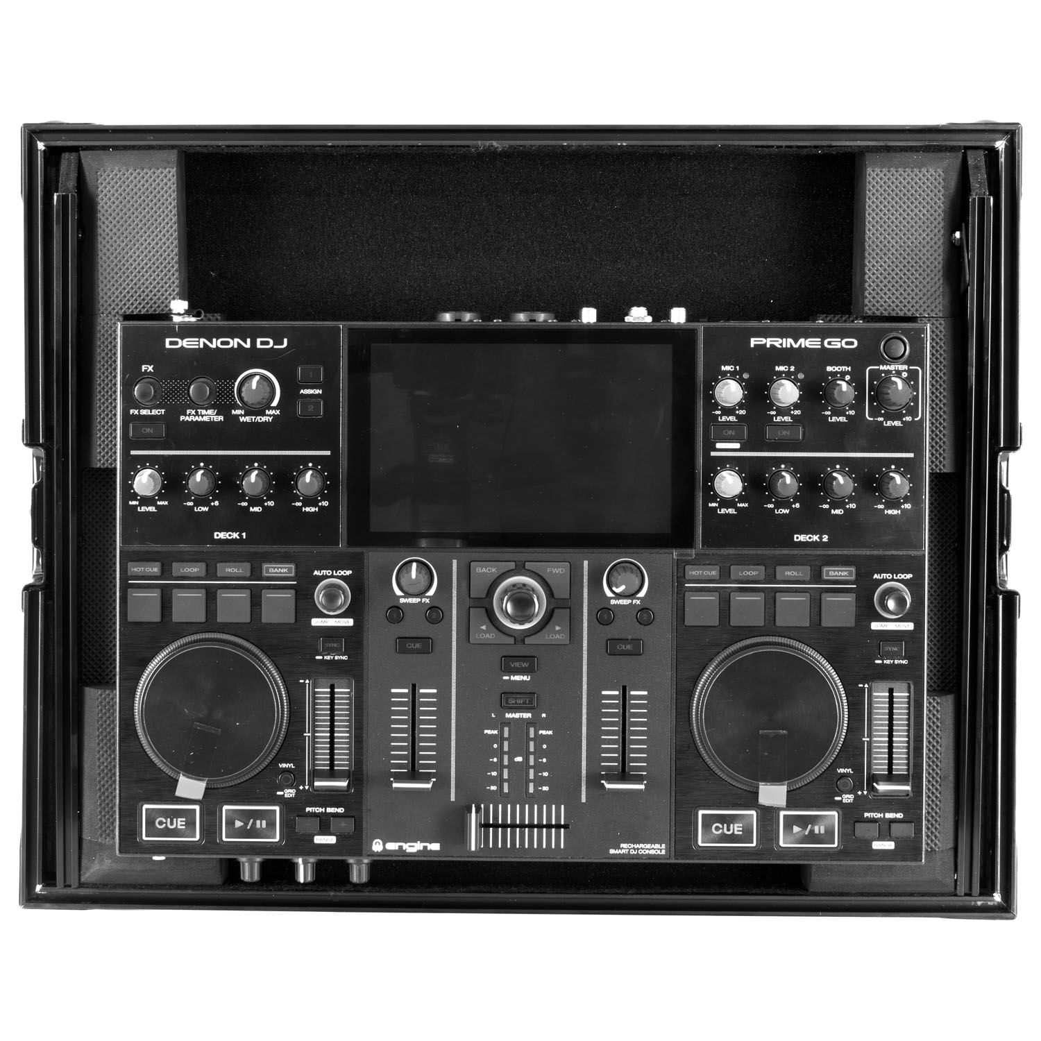 Denon DJ Prime GO Black Label Case with Glide Style Laptop