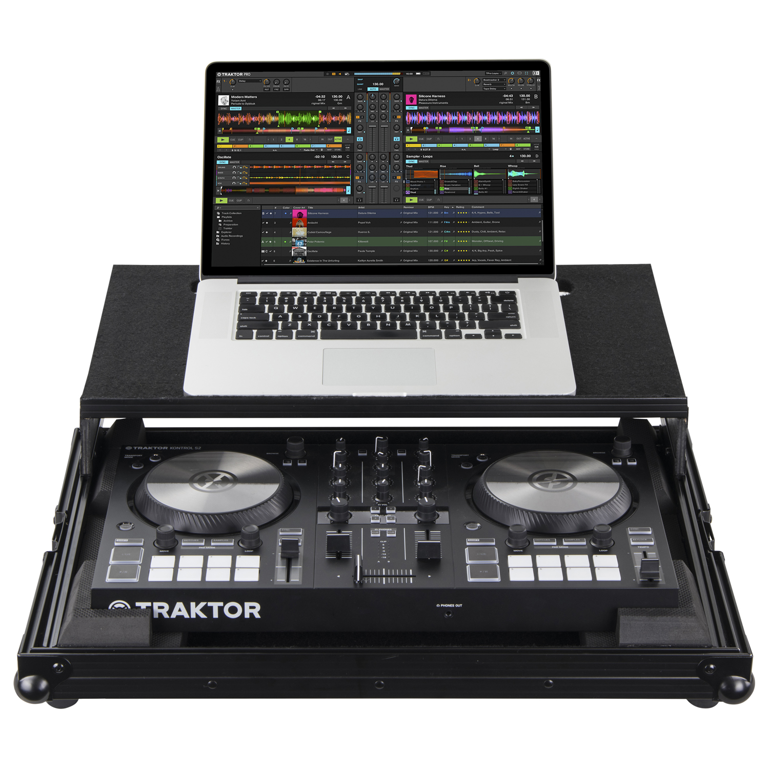 Black Low Profile Native Instruments Traktor Kontrol S2 MK3 Case