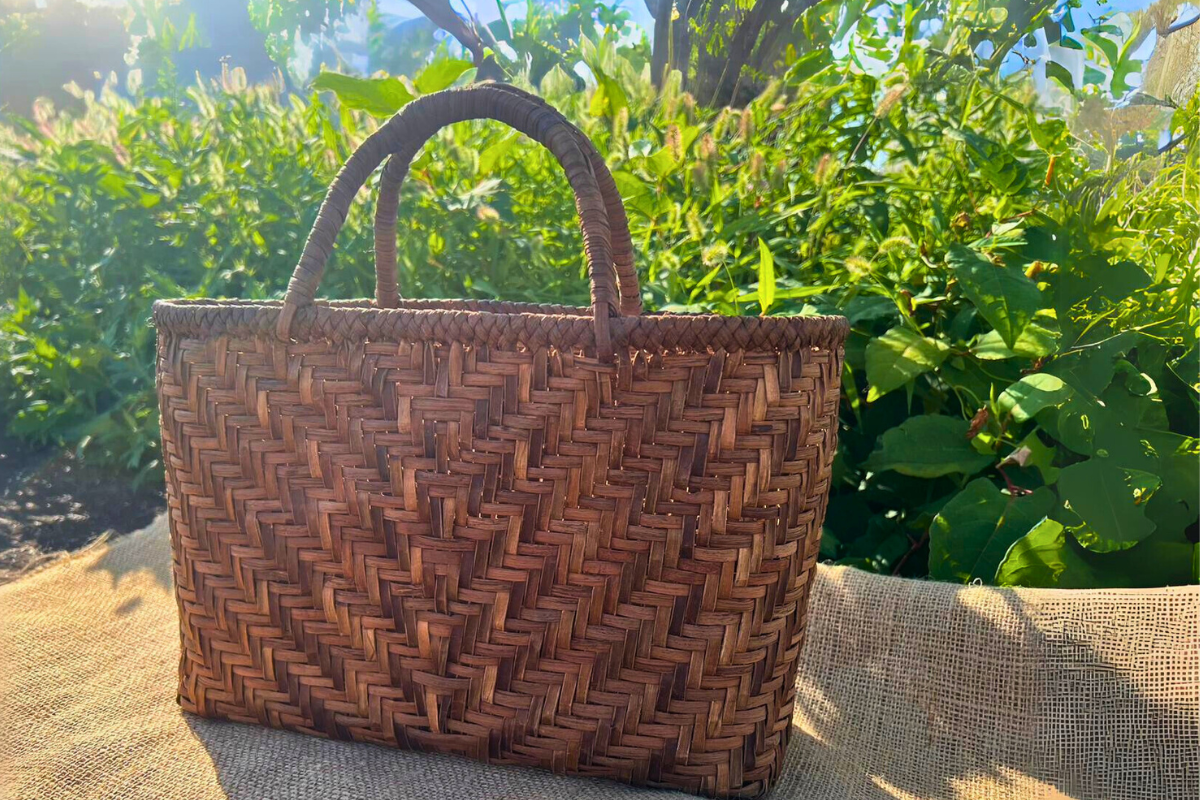 ぶどう×くるみ かごバッグ】伝統工芸品つる細工 - おぐにもん – 山形