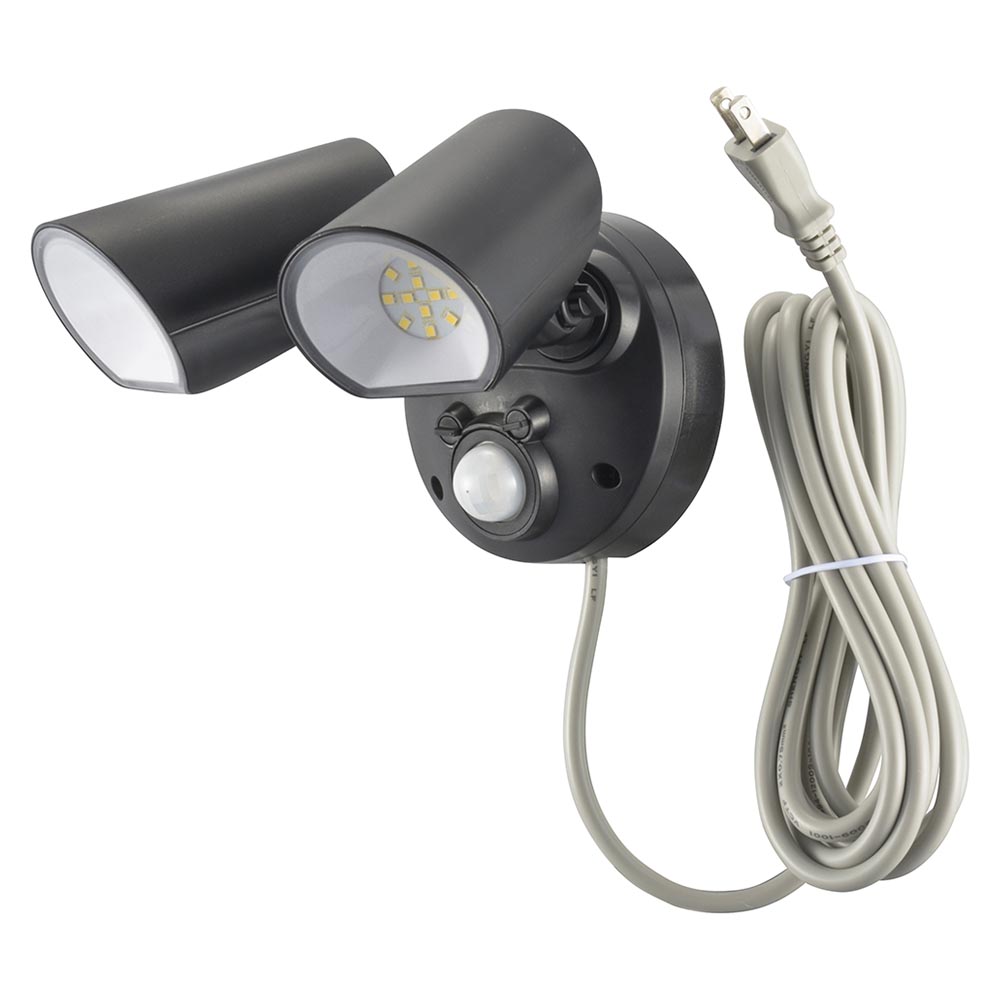 monban 防犯センサーライト 2灯コンセント式 2000ルーメン [品番]07